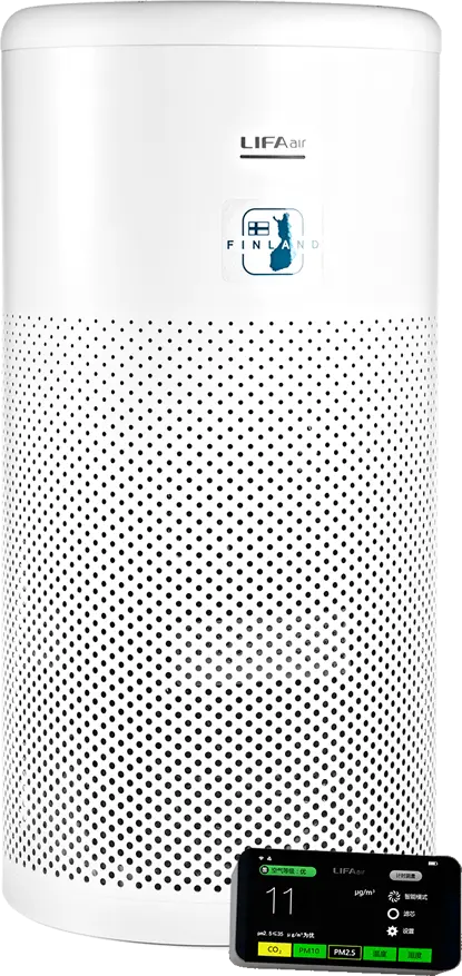 Oczyszczacz powietrza LIFAair LA350+ ze stacją kontroli LAM01a